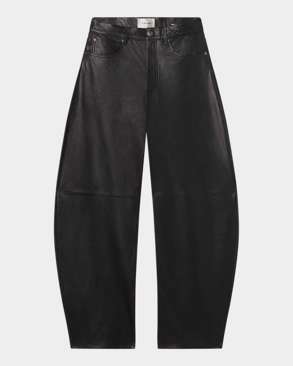 The Leather Bubble Jeans